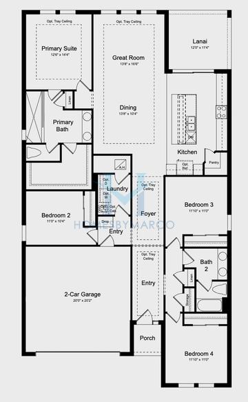 Photos of the Carlsbad model in the Lochside subdivision in Mount Dora, FL