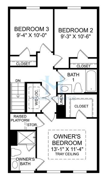 Photos of the Bruckner model in the Stowe Branch subdivision in Charlotte, NC