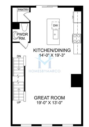Bruckner model in Stowe Branch, Charlotte, NC, built by Ryan Homes