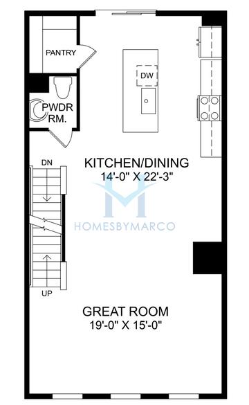 Mayer model in Stowe Branch, Charlotte, NC, built by Ryan Homes