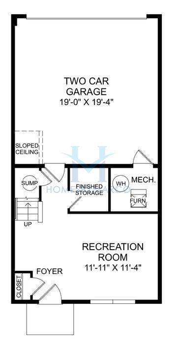 Mayer model in Stowe Branch, Charlotte, NC, built by Ryan Homes