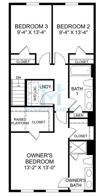 Photos of the Schuman model in the Stowe Branch subdivision in Charlotte, NC