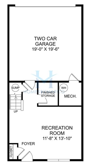 Schuman model in Stowe Branch, Charlotte, NC, built by Ryan Homes