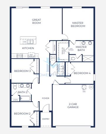 Photos of the Magnolia model in the Oakhaven Walk subdivision in Gainesville, FL