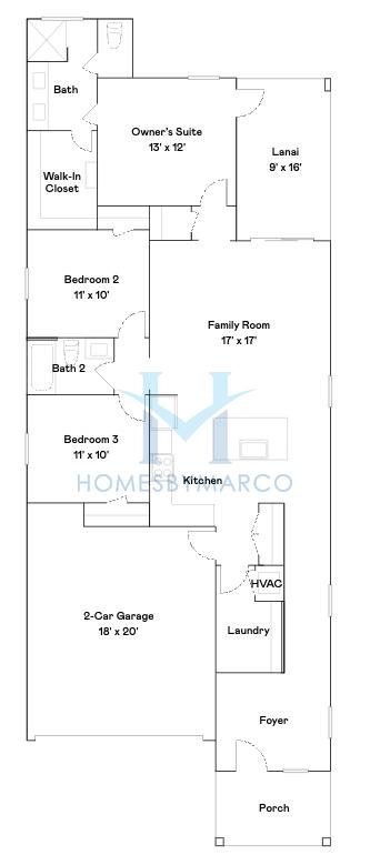 Photos of the Soho model in the Waterstone subdivision in Groveland, FL