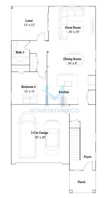 Lenox model in Waterstone, Groveland, FL, built by Lennar