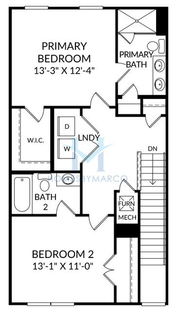 Photos of the Bartow model in the Westchase Station Townhomes subdivision in Tampa, FL