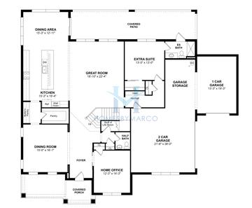 Richmond model in Preserve at Deer Lakes, Sanford, FL, built by K. Hovnanian Homes