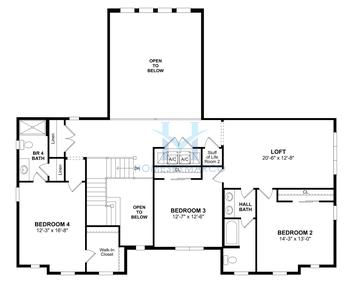 Montpelier model in Preserve at Deer Lakes, Sanford, FL, built by K. Hovnanian Homes