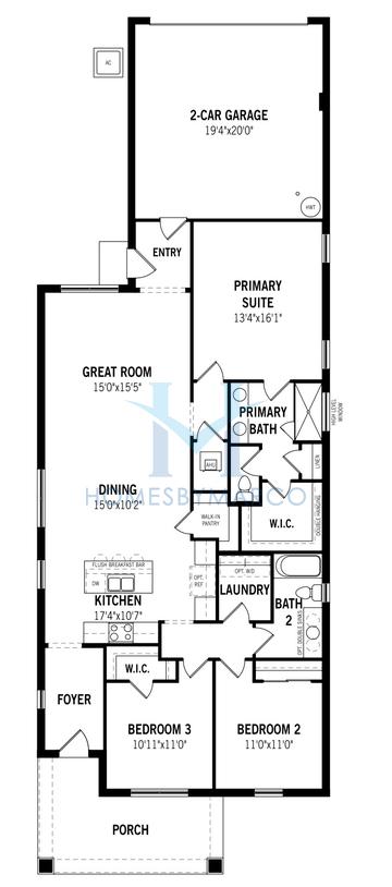 Photos of the Alafia model in the Rainwood subdivision in Groveland, FL