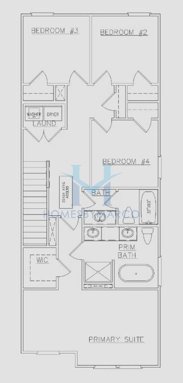 Jade I model in The Grove at Mundy Mill, Gainesville, GA, built by Dream Finders Homes