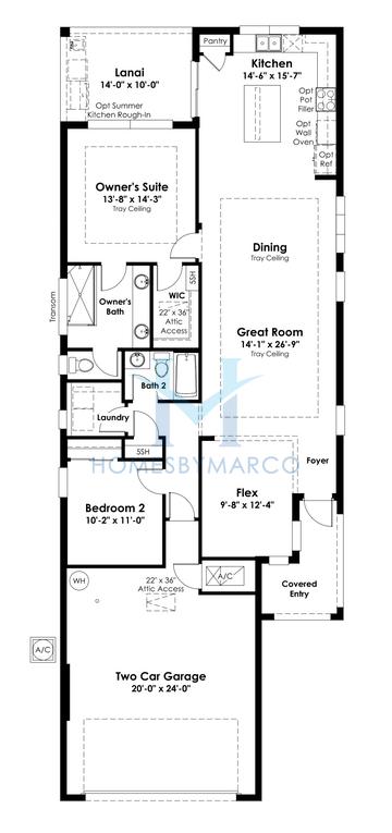 Photos of the Bailey model in the Cresswind at Hammock Oaks subdivision in Lady Lake, FL