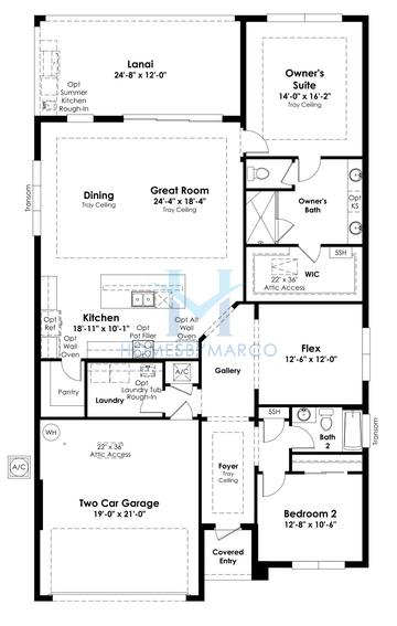 Photos of the Jade model in the Cresswind at Hammock Oaks subdivision in Lady Lake, FL