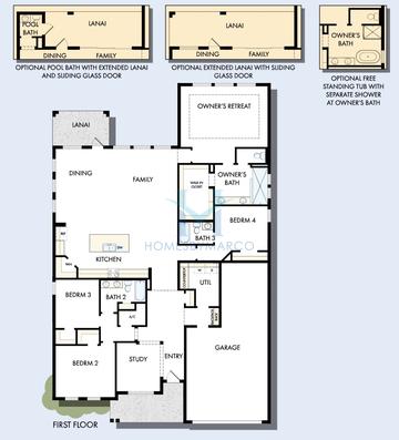 Photos of the Wagoner model in the Lakeview Crossing subdivision in Sarasota, FL