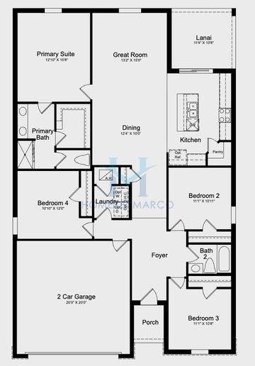 Photos of the Goldfinch model in the Solena subdivision in North Fort Myers, FL