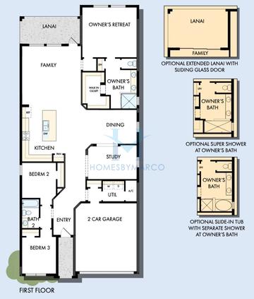 Photos of the Sanborn model in the Eastlyn subdivision in Bradenton, FL