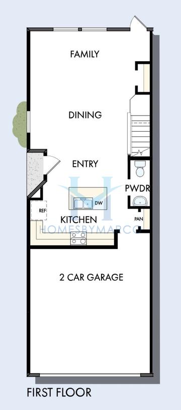Creekbend model in Preserve at the Cays, Daytona Beach, FL, built by David Weekley Homes