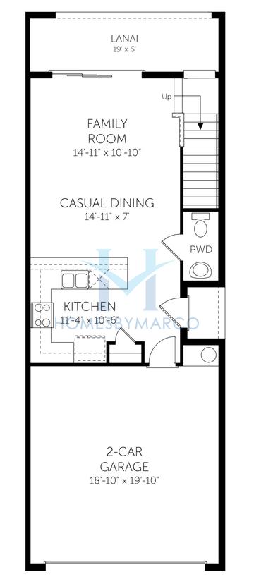 Seabreeze model in Shores at Mirada, San Antonio, FL, built by Dream Finders Homes