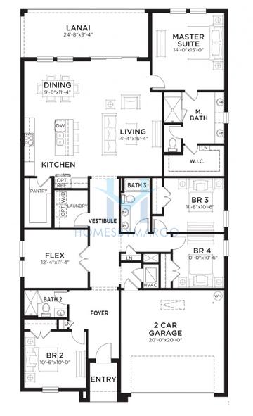 Photos of the Mariposa model in the Pasadena Woods subdivision in Wesley Chapel, FL