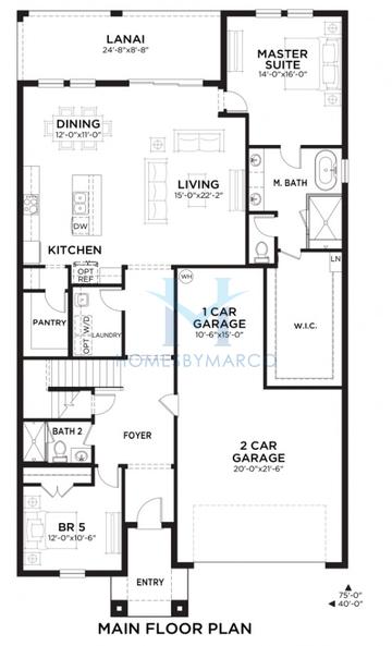 Photos of the Coquina model in the Pasadena Woods subdivision in Wesley Chapel, FL