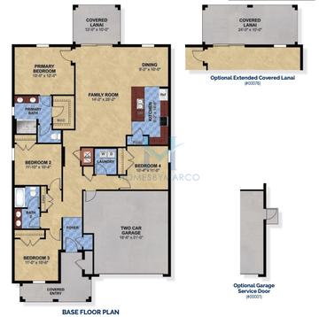 Photos of the Bennet model in the Trinity Gardens subdivision in DeLand, FL