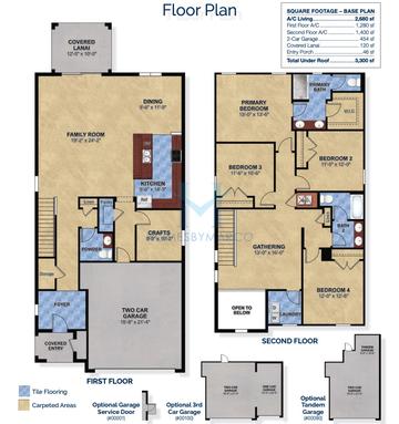 Photos of the Gilchrist model in the Ridgeview subdivision in Clermont, FL
