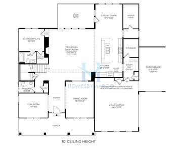 Photos of the Parkmont model in the Willow Glen subdivision in Cumming, GA