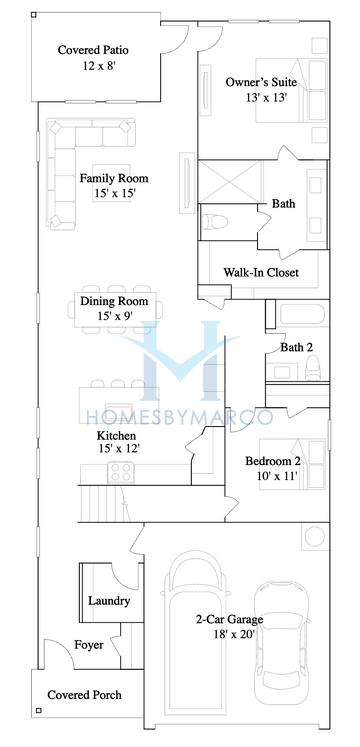 Photos of the Santo model in the Wellness Way subdivision in Clermont, FL
