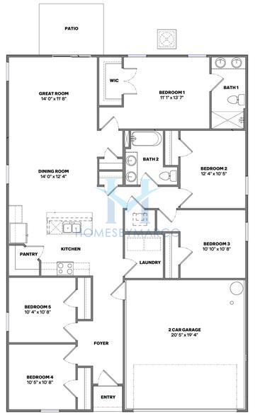 Photos of the Dundee model in the Fletcher Trace subdivision in Alachua, FL