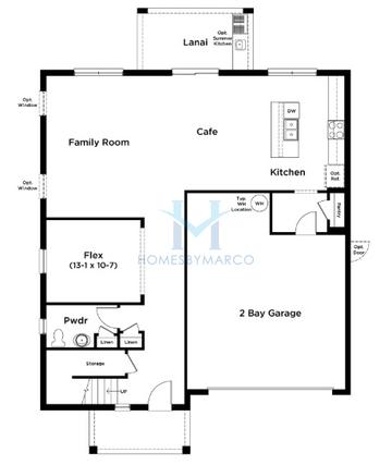 Mangrove model in Lakeside at Satilla, St. Cloud, FL, built by DRB Homes