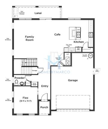 Plumeria model in Lakeside at Satilla, St. Cloud, FL, built by DRB Homes