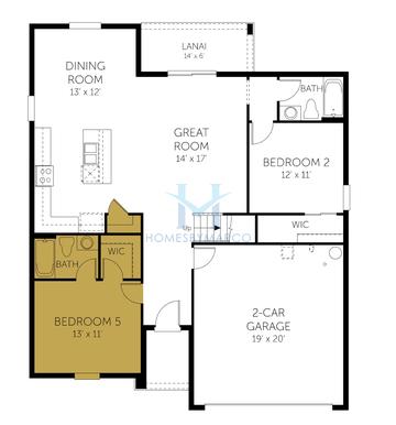 Photos of the Winston model in the Willowbrook North subdivision in Winter Haven, FL