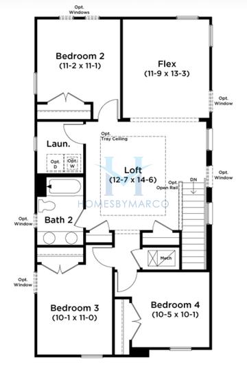 Mandarin model in Trinity Place, St. Cloud, FL, built by DRB Homes