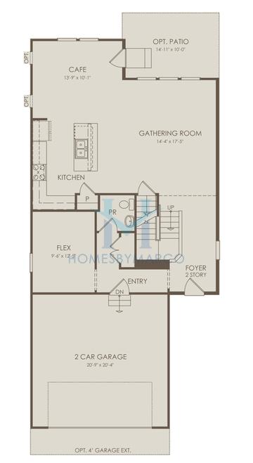 Rybrook model in Harvest Gate at Southbury, Oswego, IL, built by Pulte Homes