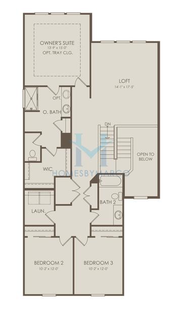 Rybrook model in Harvest Gate at Southbury, Oswego, IL, built by Pulte Homes