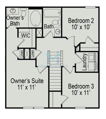Photos of the Kensington II model in the Laurel Creek subdivision in Calhoun, GA