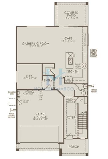 Photos of the McCleary model in the Allen Ranches subdivision in Litchfield Park, AZ