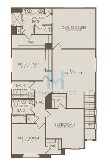 McCleary model in Allen Ranches, Litchfield Park, AZ, built by Pulte Homes