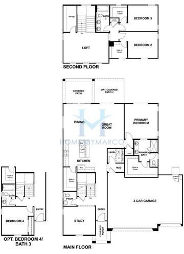 Photos of the Elderberry model in the Alamar subdivision in Avondale, AZ