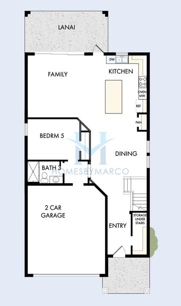 Sneed model in Persimmon Place, Wesley Chapel, FL, built by David Weekley Homes