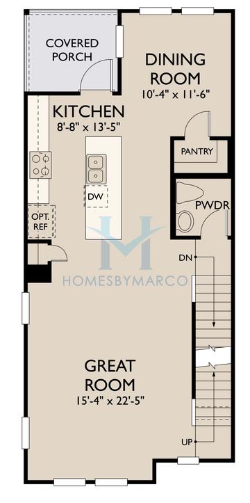 Haines II model in Parkview at Hamlin, Winter Garden, FL, built by Ashton Woods Homes