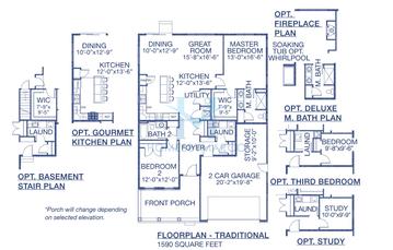 Photos of the Mariner model in the Symphony Bay subdivision in Lake Geneva, WI