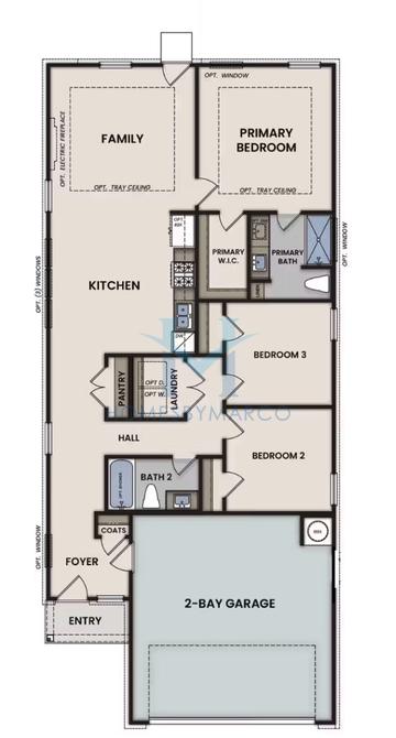 Photos of the Oconee model in the The Bluffs subdivision in Canton, GA
