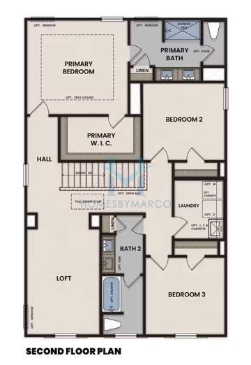 Photos of the Burton model in the The Bluffs subdivision in Canton, GA