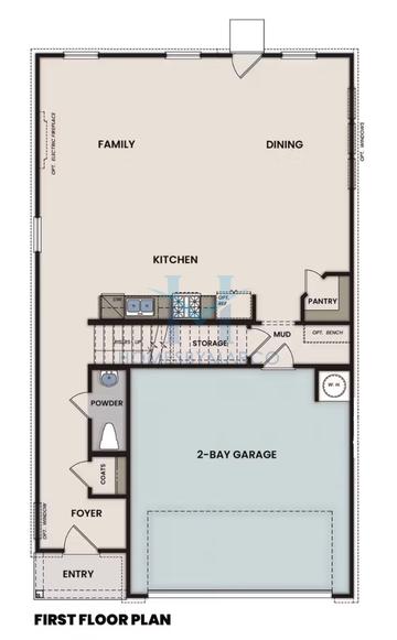 Rabun model in The Bluffs, Canton, GA, built by Davidson Homes
