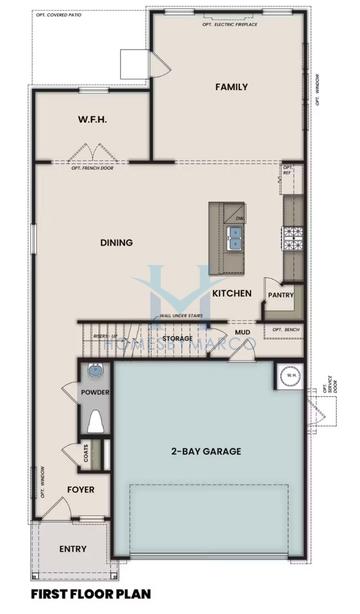 Photos of the Russell model in the The Bluffs subdivision in Canton, GA
