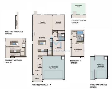 Photos of the Sinclair model in the Cedar Farms subdivision in Winder, GA