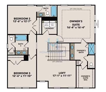 Willow model in Wehunt Meadows, Hoschton, GA, built by Davidson Homes