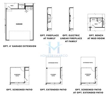 Photos of the Aspen model in the Fern Hollow subdivision in Buford, GA
