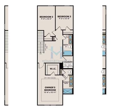 Photos of the Monroe model in the Stegall Village subdivision in Cartersville, GA